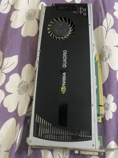 Nvidea quadro (2GB 256 bit DDR5) gaming card