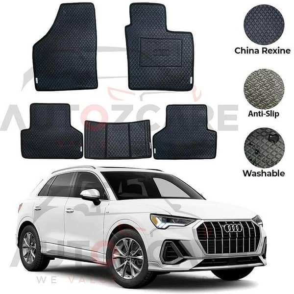 Audi Q3 China Rexine Floor Mat 4PCS - Model 2019-2025