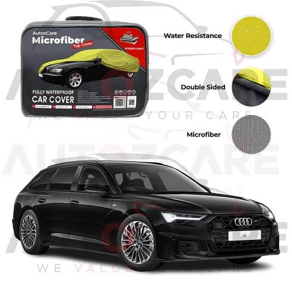 Audi A6 Microfiber Car Top Cover - Model 2019-2025