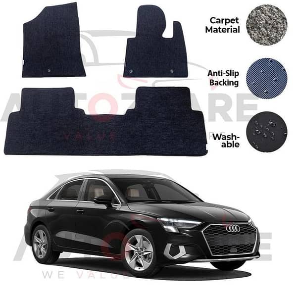 Audi A3 Genuine Fitting Carpet Floor Mat 4PCS - Model 2021-2025
