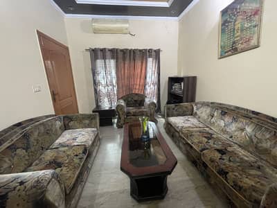 Elegant sofa set with table