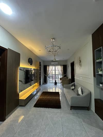 3 bed dd brand new flat lift car parking stand by gernator ready to move juhar block 7