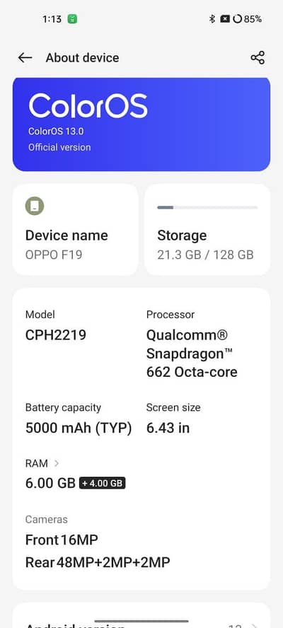 OPPO F19 OFFICIAL PTA APPROVED JUST KIT