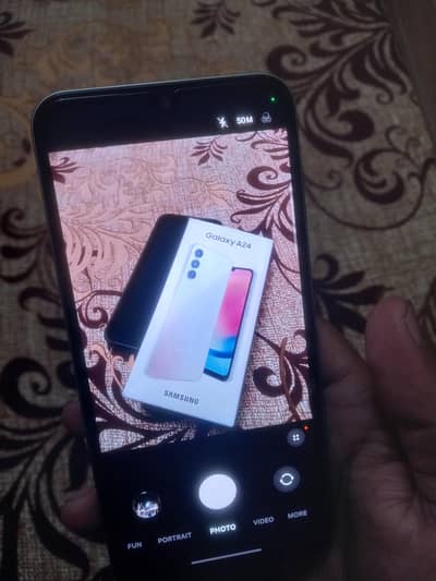 Samsung A24 with box sale exchange with infinix Note 40