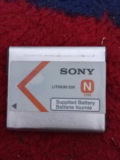 s  +2 This is a Sony NP-BN1 "N Type" rechargeable lithium-ion battery.