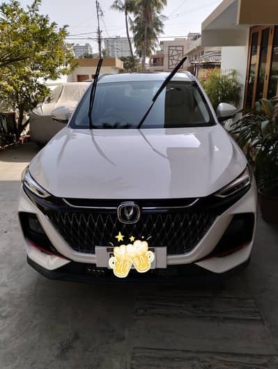Changan oshan x7 future sense 2024 White Color