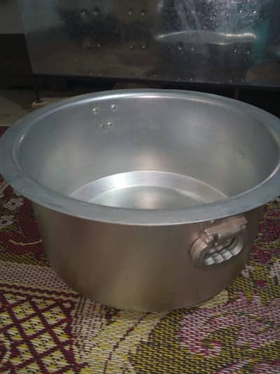 Heavy Duty Aluminum Deg -15kg capacity (بڑی دیگ )