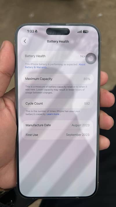 iphone 15 pro max 256 GB Non PTA