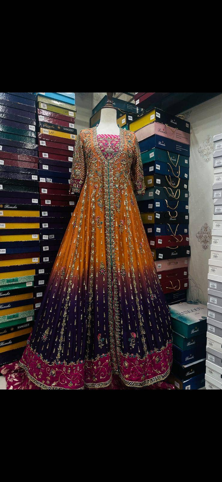 bridal dress/ barat seat /mehndi seat/ 4