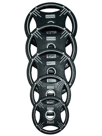 Heavy Duty | Rubber Coated | Weight Plates for Gym | Yoga Matt