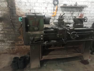 full setup lathe machine etc