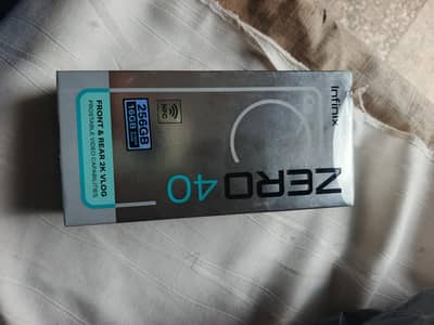 infinix zero 40 condition 10 by 10 complete box warrant 4 mouth
