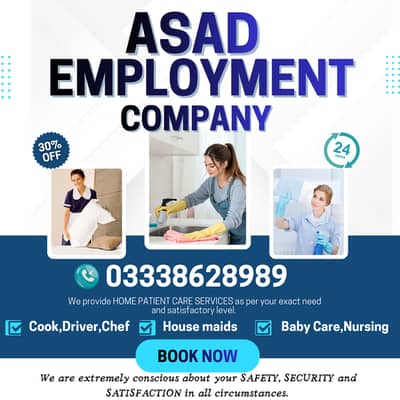Domestic staff, Baby sitter, Maid, Babysitter , Cook, Driver, Nurse
