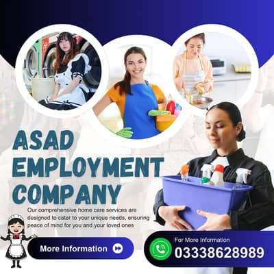 Couple Maid | Cook | Helper Driver | Baby Seater | Maid | House Maid