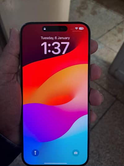 iphone 15 pro max  256 GB pta approved