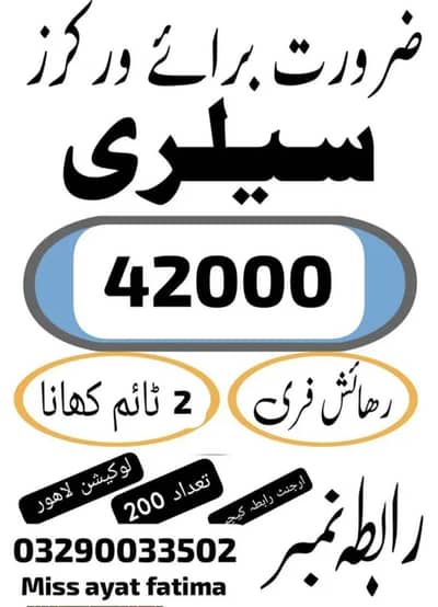 biscuits factory worker/ male and female staff/ urgent Hiring jobs