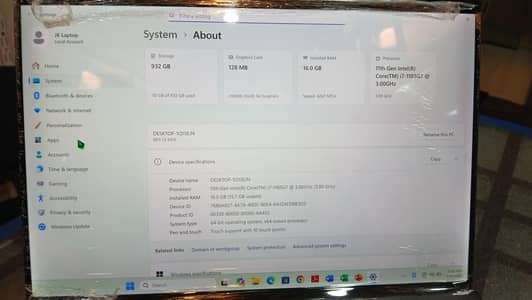 Dell XPS 9810 i7  11th generation Laptop