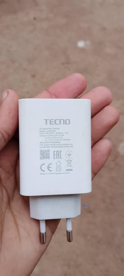 Tecno original charger