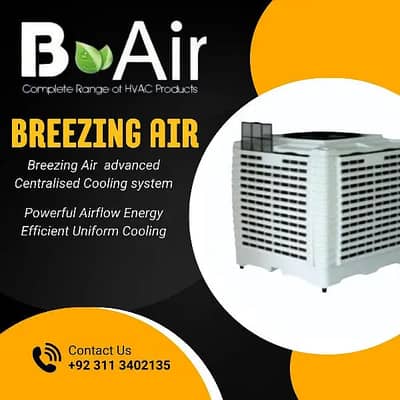 Evaporative Air Cooling system-hospital ducting working