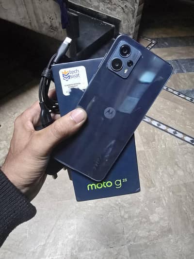MOTOROLA G23 (8/128) - OFFICIAL PTA APPROVED  WITH BOX AND CHARGER