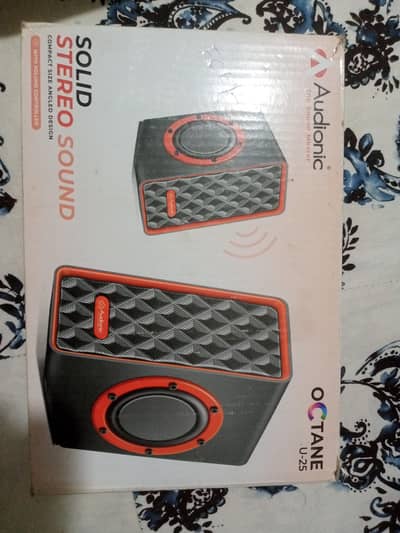 Audionic Octane U-25 Speakers with Box | Solid Sound