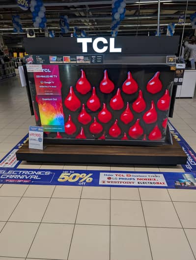 55 INCH. Q. LED NEW BOX PACK TCL SMART 3 YEAR WARRANTY O322I257237