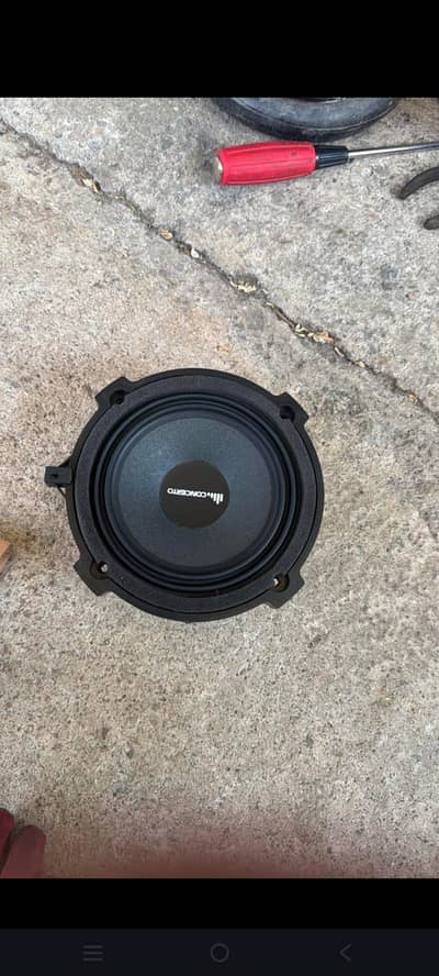 Concerto 17W-T1 Car Speaker | Brand New | 50W RMS | Made in Indonesia