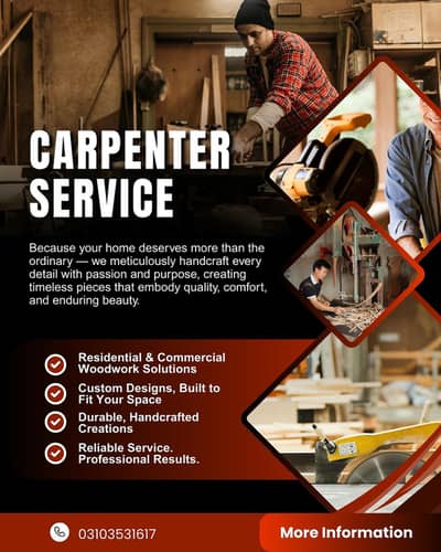 carpenter service , woodwork , professional carpenter, furniture riper
