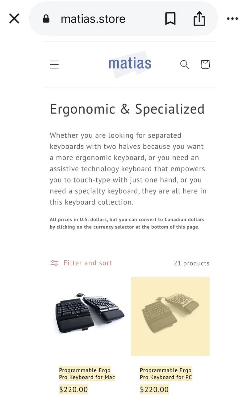 Ergo pro keyboard  (programming keyboard) 1