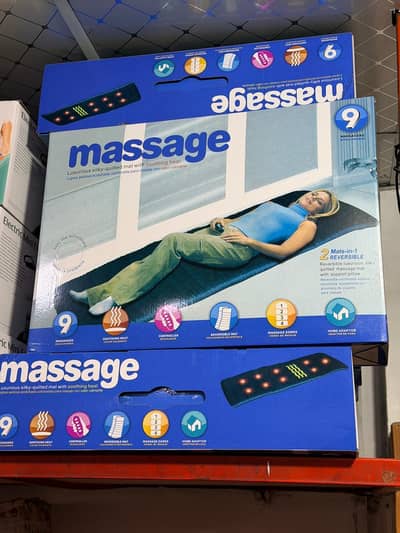 Massage Bed|Heated Massaging Mattress| 9 Massage Motors