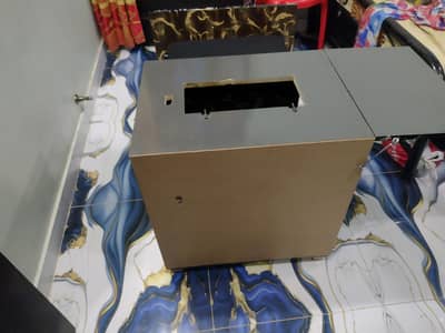 sewing machine table with wheel chair plus draw cabinet