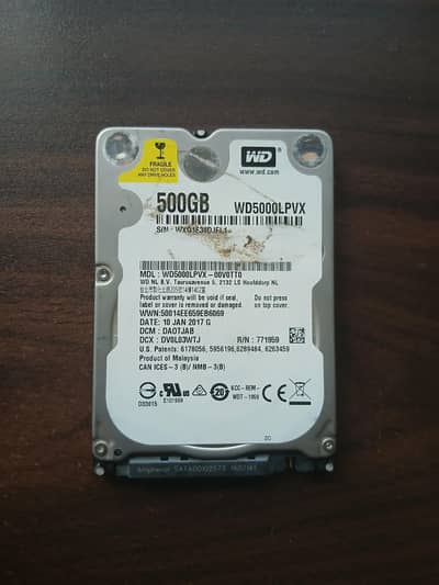 HP Hard disk drive 500 GB