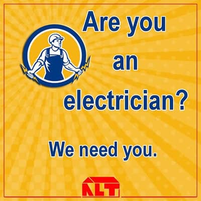 Required Electrician - Percentage Basis (Daily Earning)