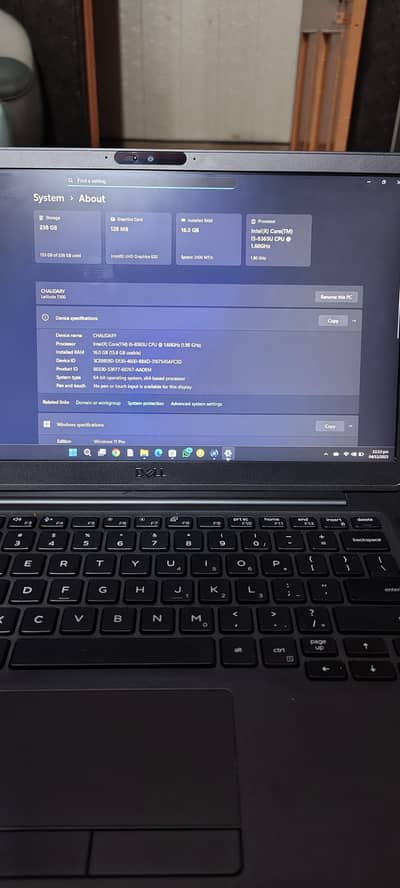 leptop dell 8 gen Japanese machine