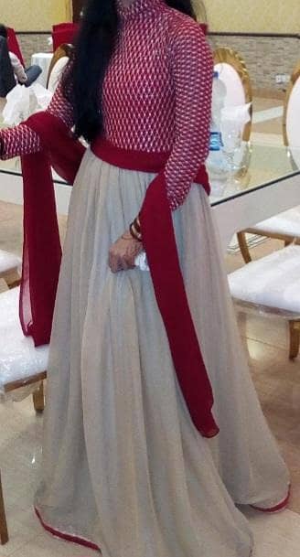 organza maxi full length