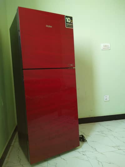 haier frigh model no 246 new condition with warranty 10 months parts w