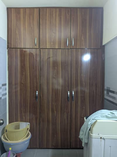 Wooden Wardrobe Set.