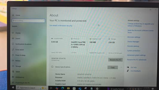 Lenovo X1 Carbon i5, 7th Gen, 8GB, 256GB