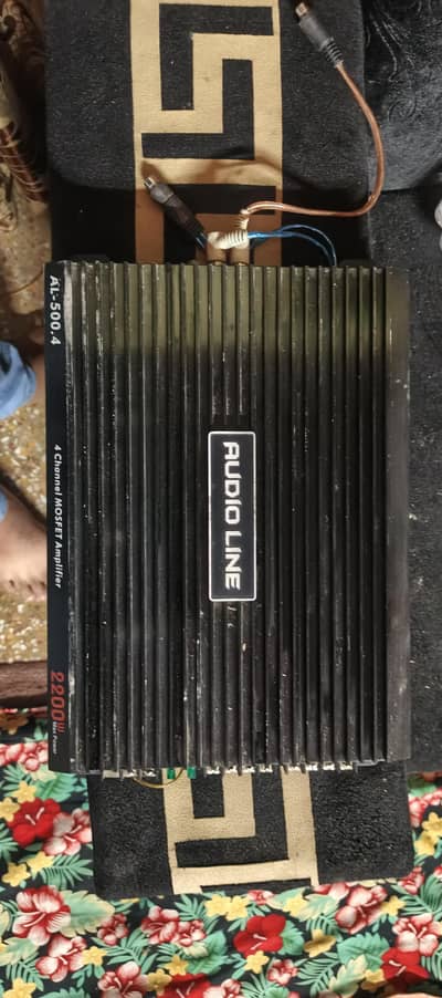 AUDIO LINE amplifier 4 channel  ORIGINAL