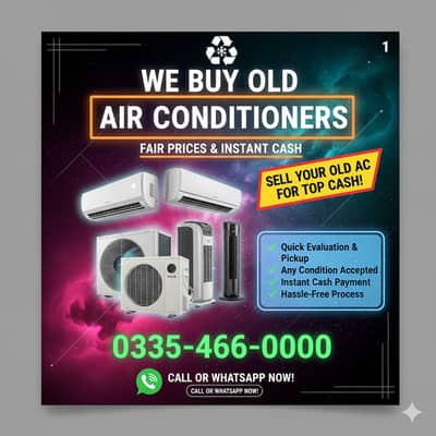OLD AC / Split Ac/ Dc Inverter Ac/window Ac purchase/ Best Price