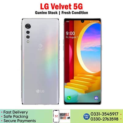 Brand New LG Velvet Dual Sim,6GB 128GB in mint condition