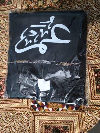 Black Calligraphy Shawl | Premium Winter Shawl for Men