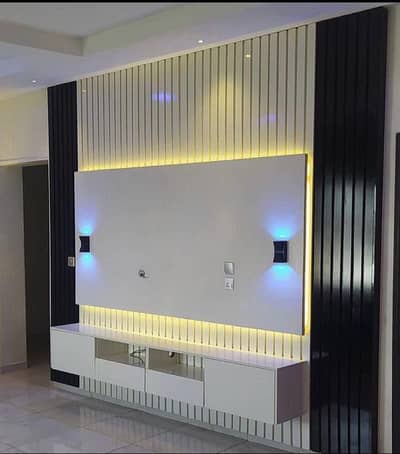 Media wall/Dressing wall/CnC work/walldrobe/Kichen work/ Renovation