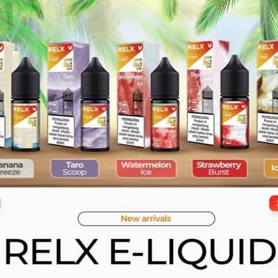 RELX E liquids 30mg and 55mg 18+