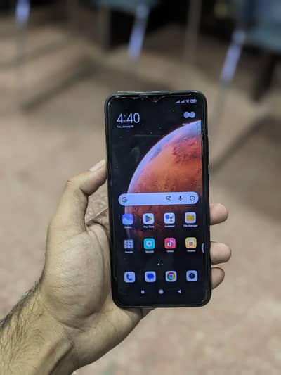 Xiaomi Redmi 9C -4+4/128-dark blue color-with box- condition 10