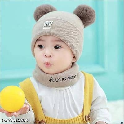 IMPORTED BABY CAP AND NECK WARMER