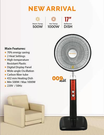 Electric Room Heater Panasonic Energy Saving