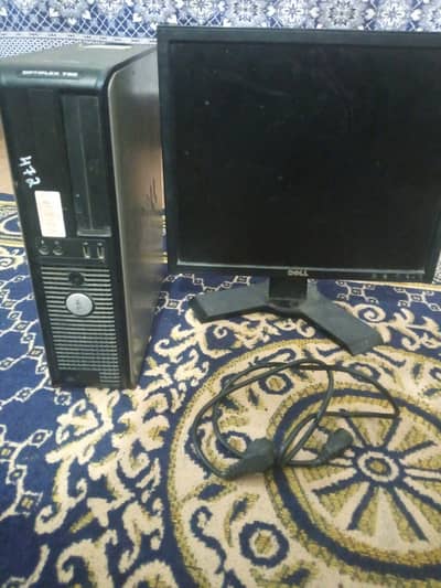 Dell optiplex 780 + dell monitor