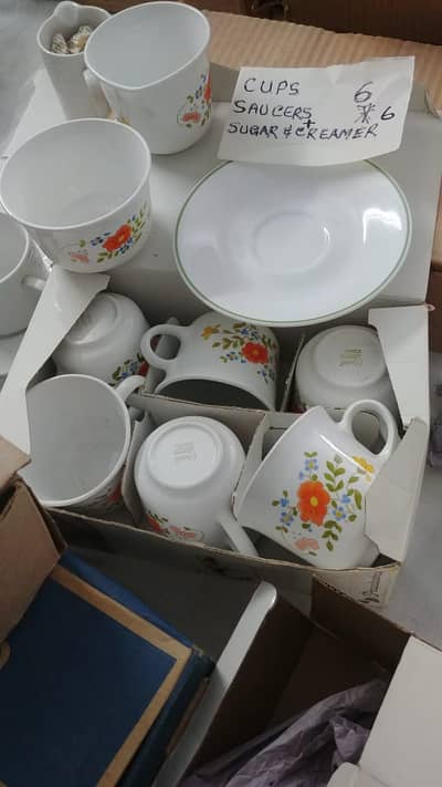 Marble Tea cups and saucers
