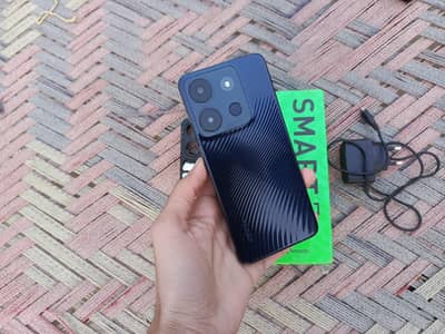 Infinix smart 7 4/64 With box Charger & Case